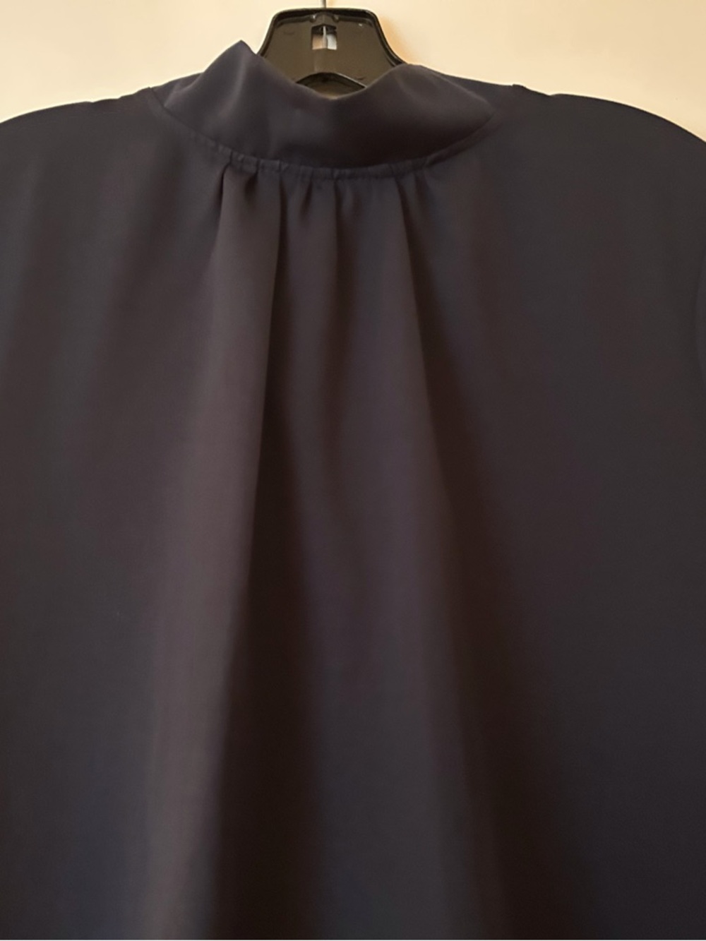 STAUD Navy Short-Sleeve Mock Neck Tunic - Picture 2 of 7
